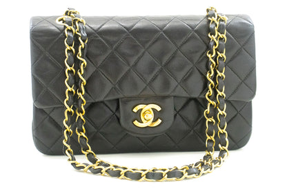 Chanel Black Leather Timeless 23