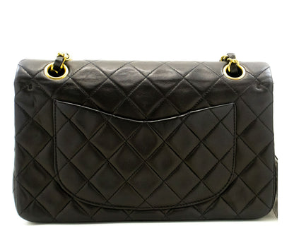 Chanel Black Leather Timeless 23