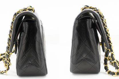 Chanel Black Leather Timeless 23
