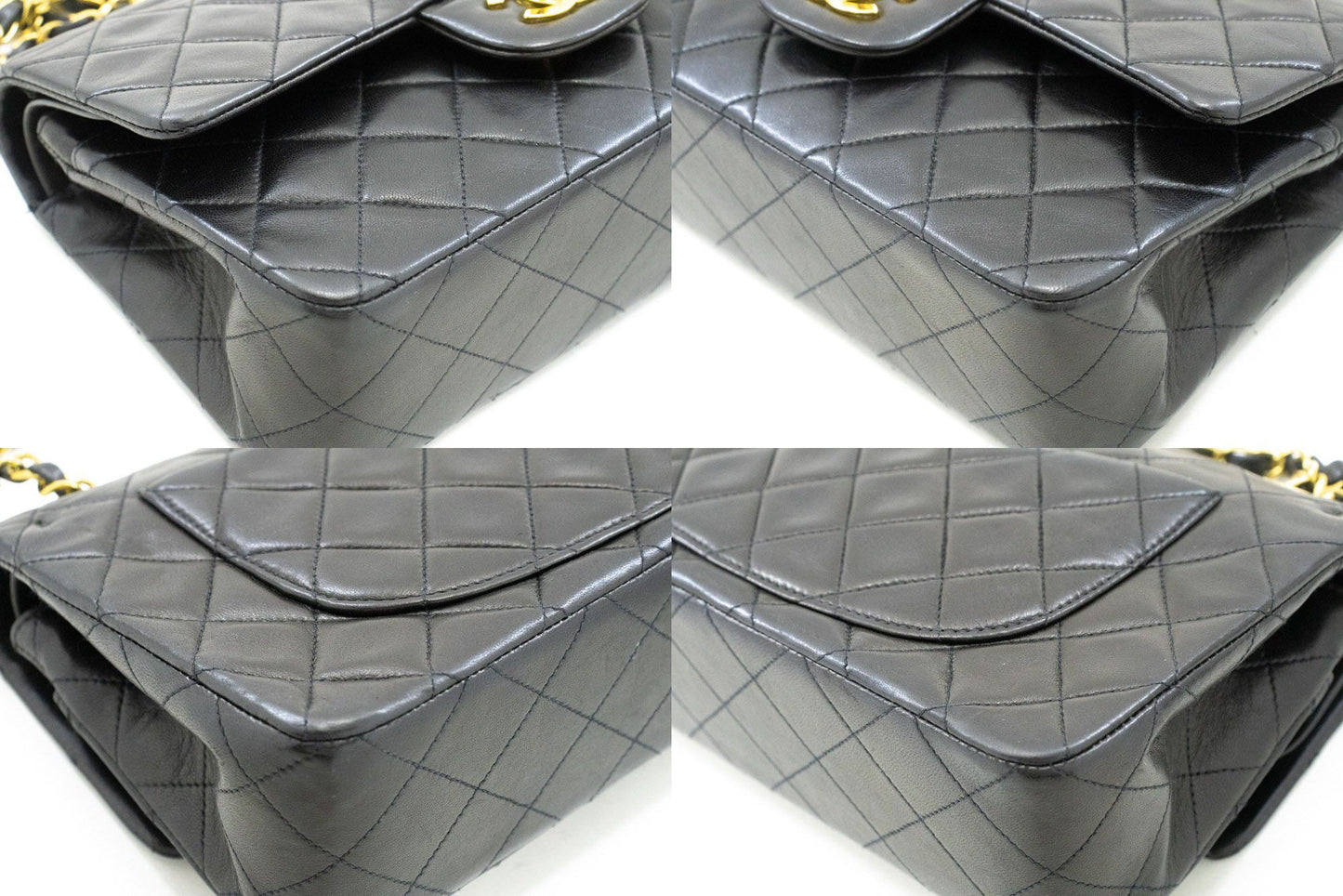 Chanel Black Leather Timeless 23
