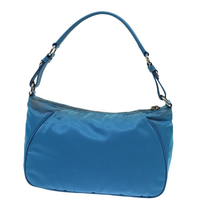 Prada Blue Nylon Handbag
