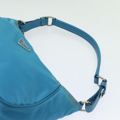 Prada Blue Nylon Handbag