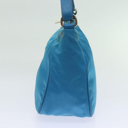 Prada Blue Nylon Handbag