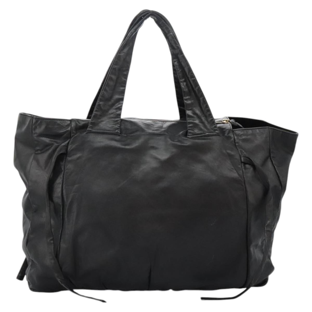 Gucci Black Leather Tote