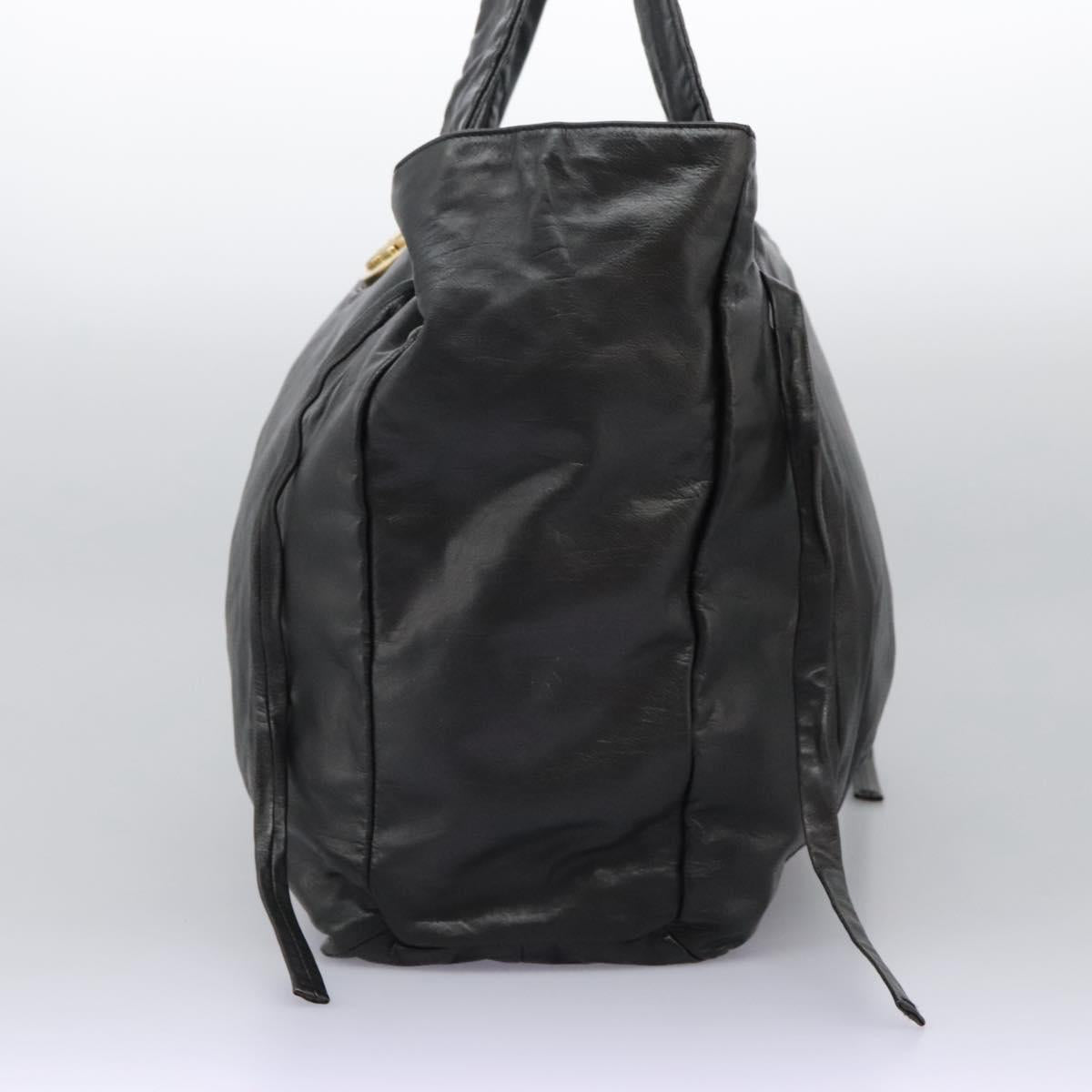 Gucci Black Leather Tote