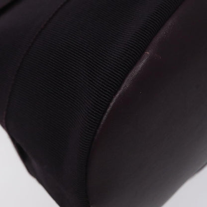 Salvatore Ferragamo Black Canvas Vara