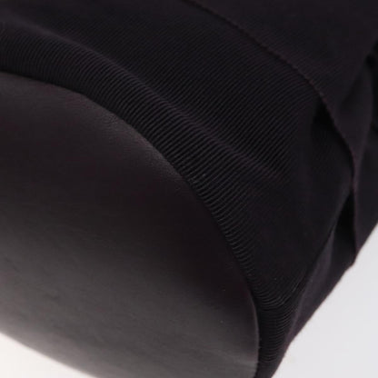 Salvatore Ferragamo Black Canvas Vara