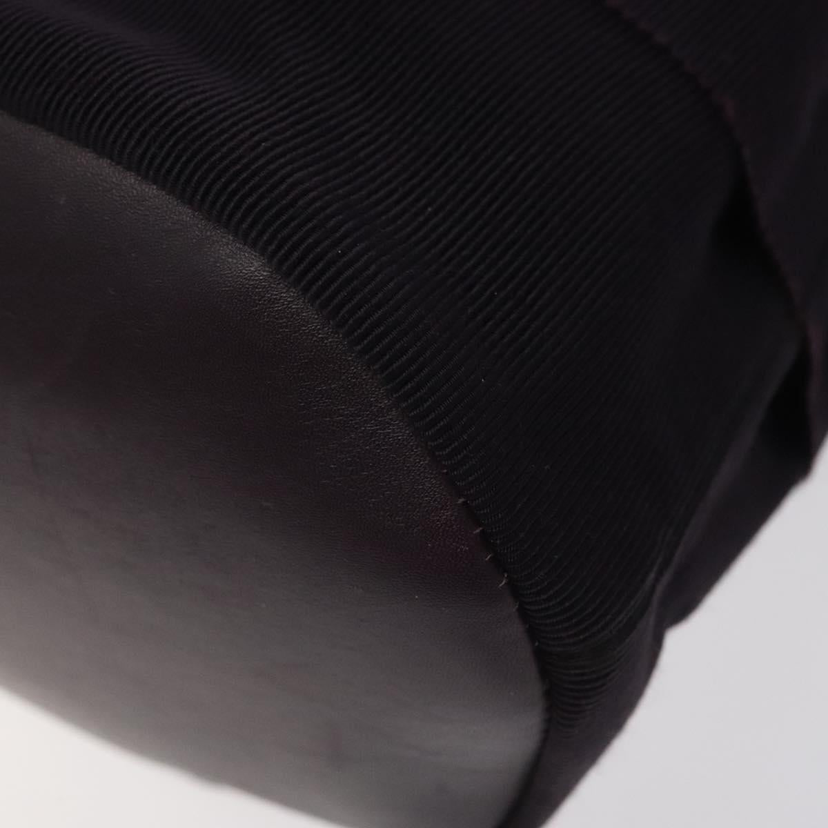Salvatore Ferragamo Black Canvas Vara