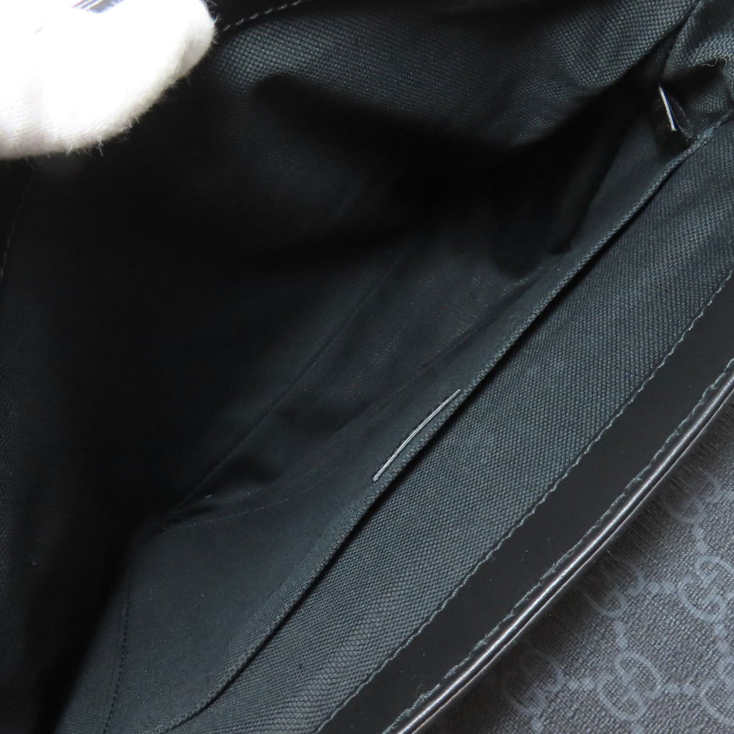 Gucci Black Canvas Interlocking G