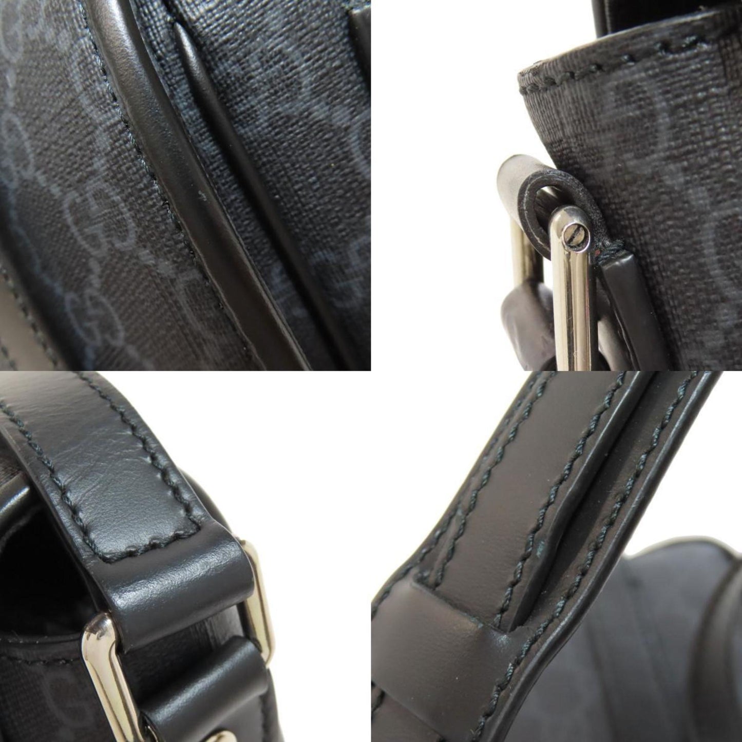 Gucci Black Canvas Interlocking G