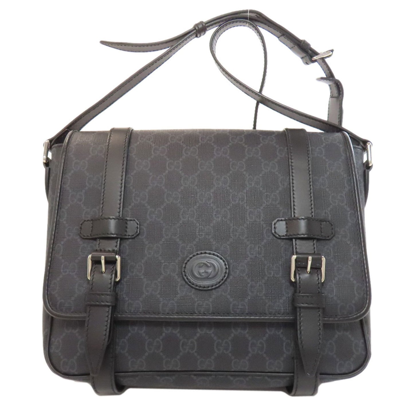 Gucci Black Canvas Interlocking G