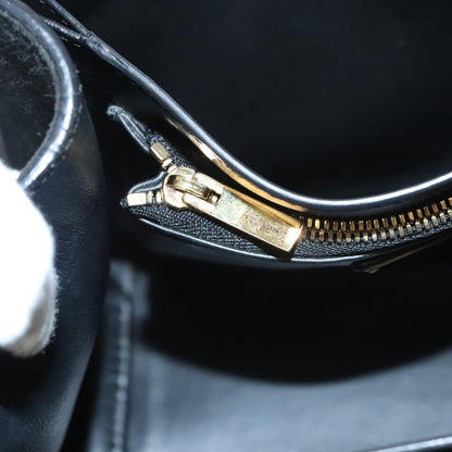 Salvatore Ferragamo Black Suede Gancini