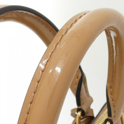 Louis Vuitton Brown Patent Leather Alma