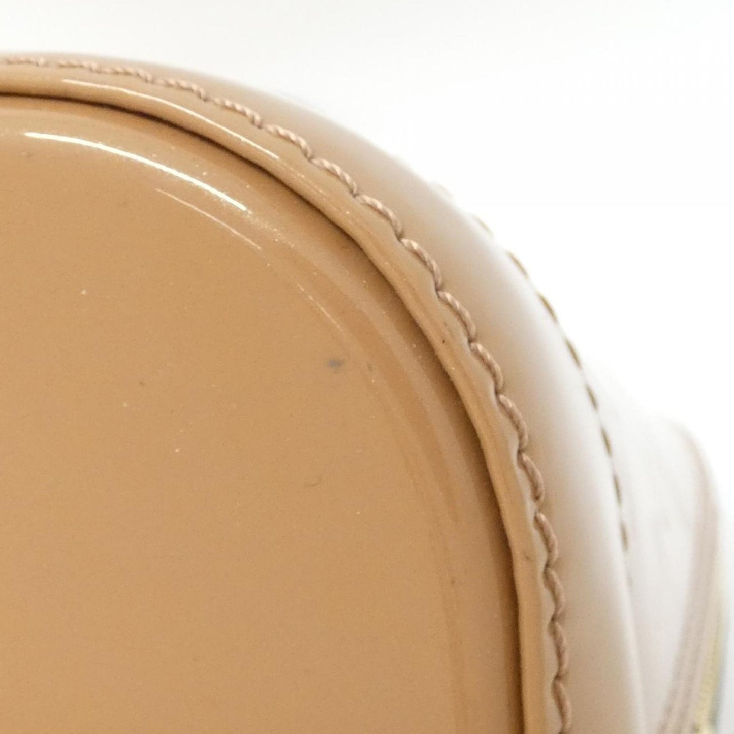 Louis Vuitton Brown Patent Leather Alma