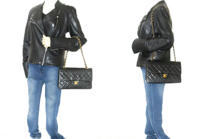 Chanel Black Leather Timeless