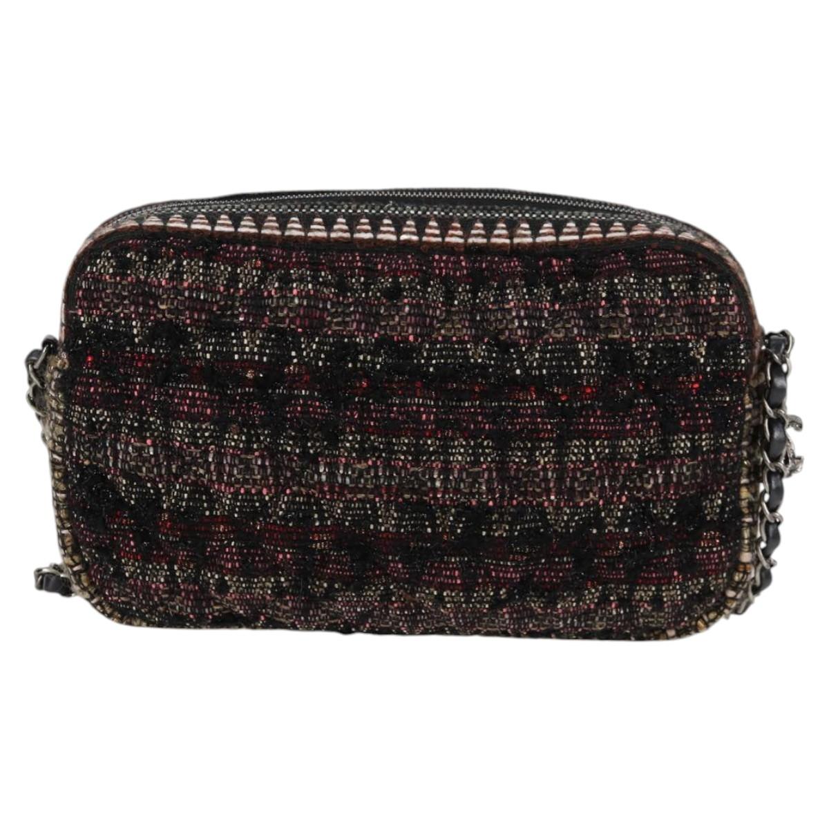 Chanel Black Tweed Cc
