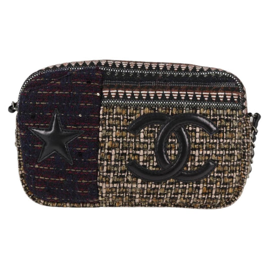 Chanel Black Tweed Cc
