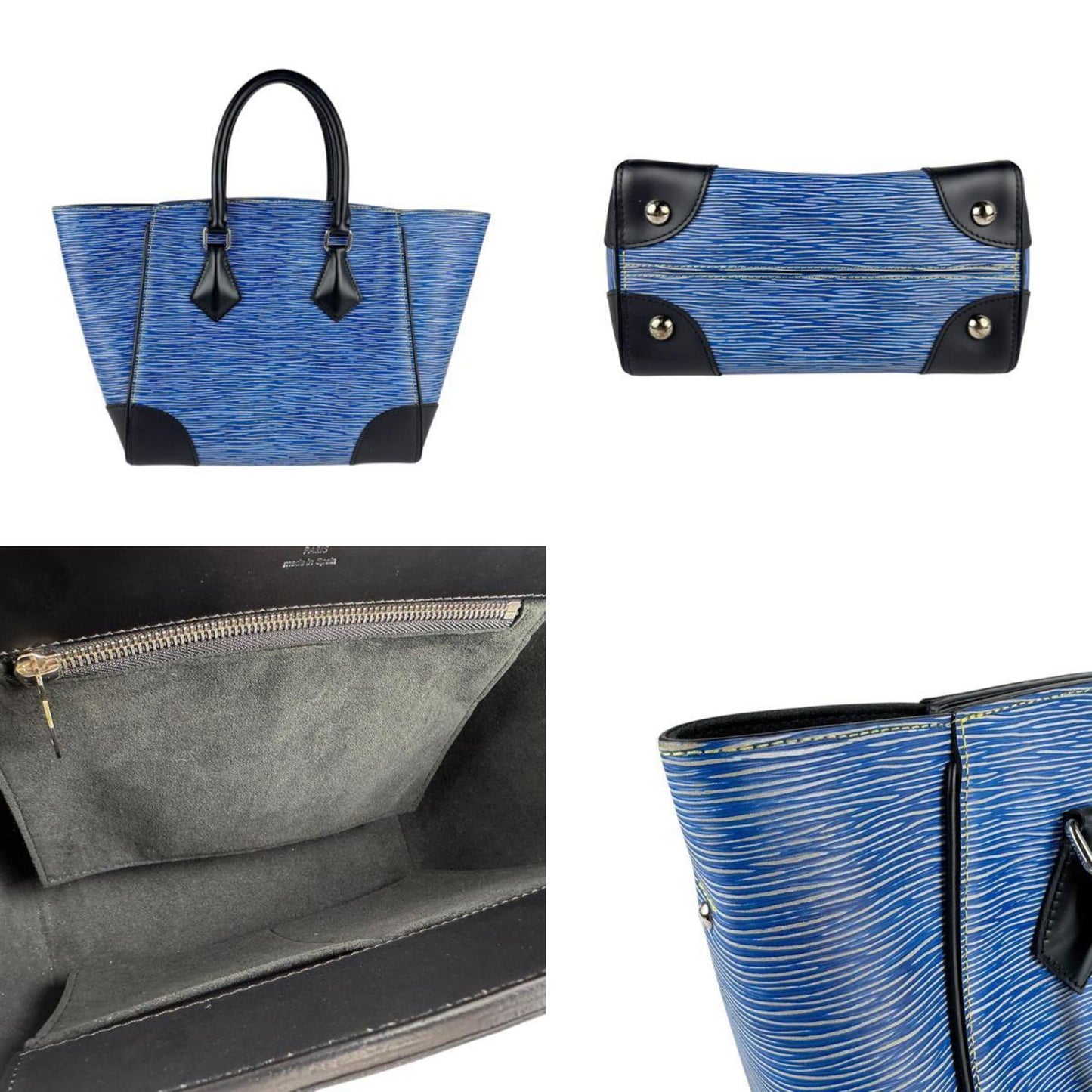 Louis Vuitton Blue Leather Phenix