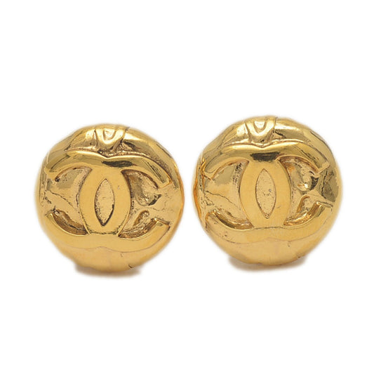 Chanel Gold Gold Plated Coco Mark