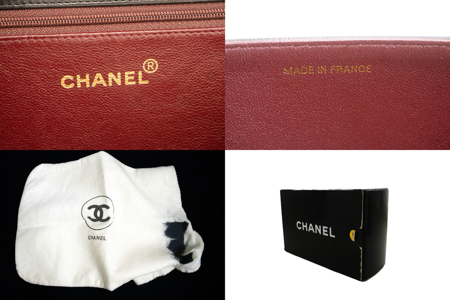 Chanel Black Leather Full Flap