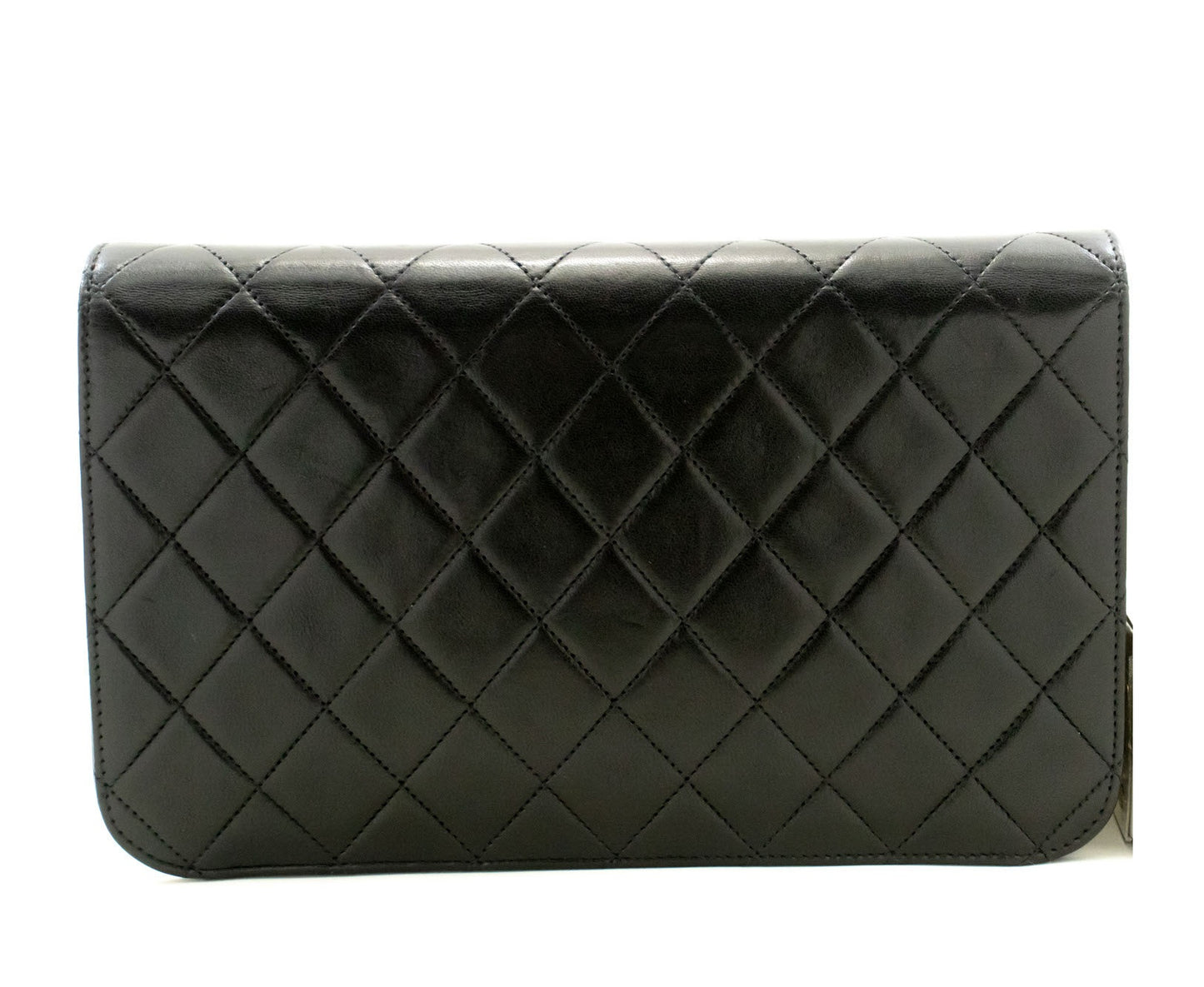 Chanel Black Leather Full Flap