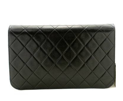 Chanel Black Leather Full Flap