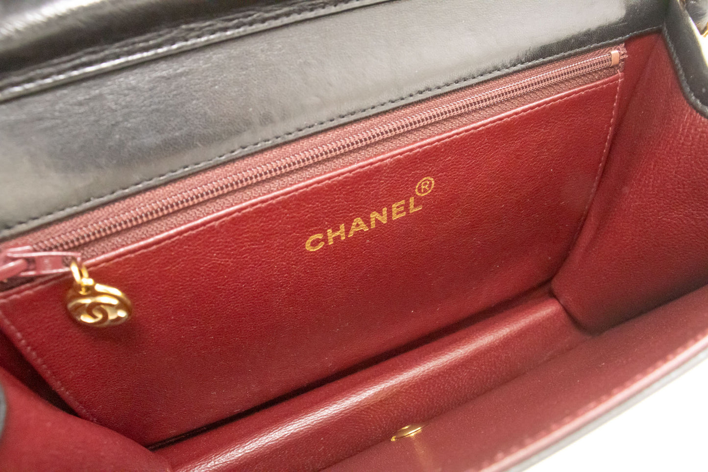 Chanel Black Leather Full Flap