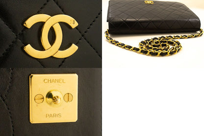 Chanel Black Leather Full Flap