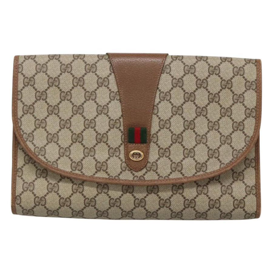 Gucci Brown Canvas Ophidia