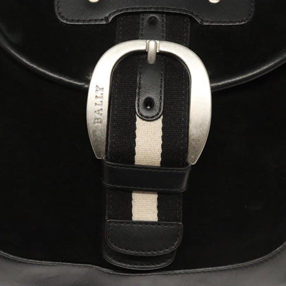 Bally Black Suede Shoulder