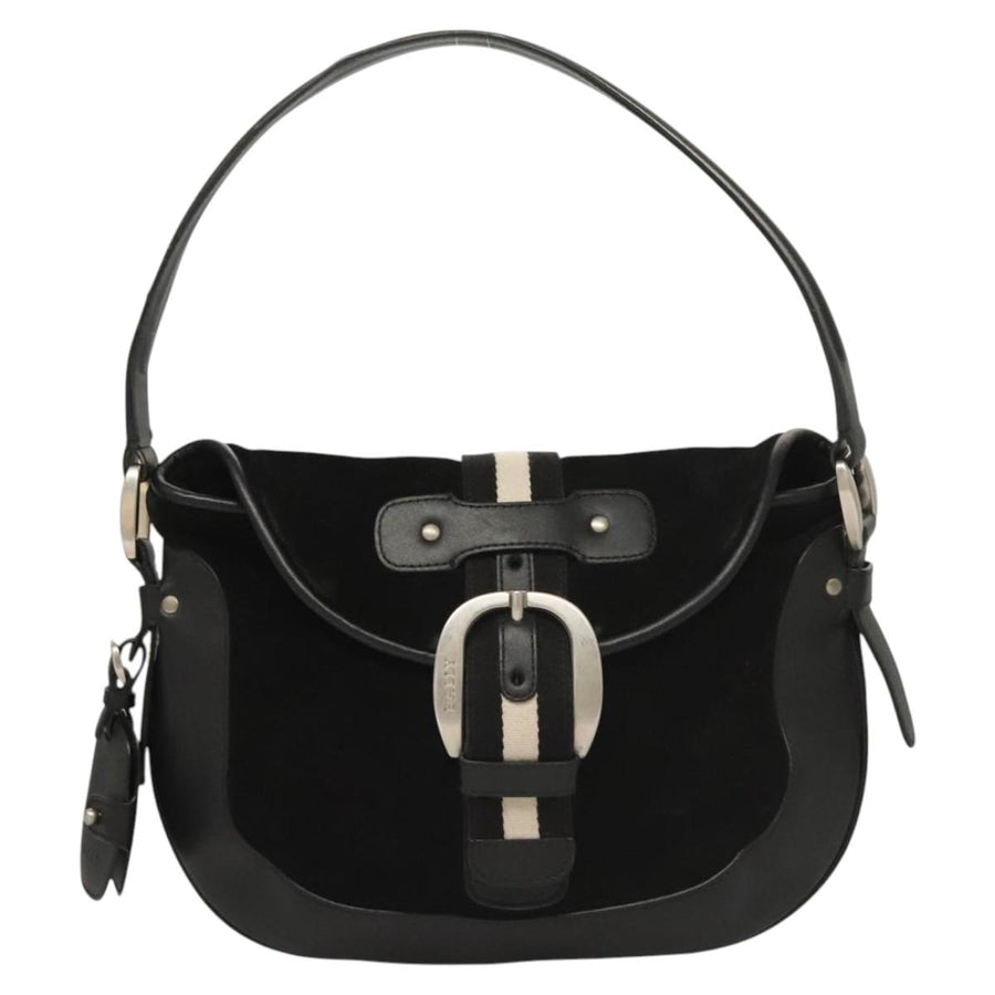 Bally Black Suede Shoulder