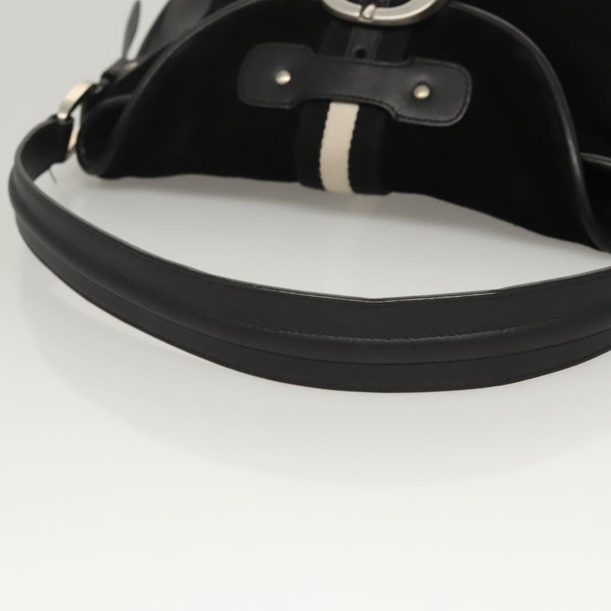 Bally Black Suede Shoulder