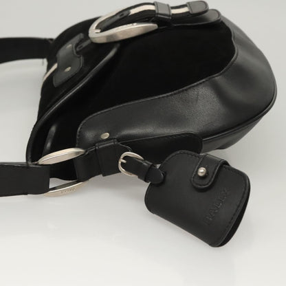 Bally Black Suede Shoulder
