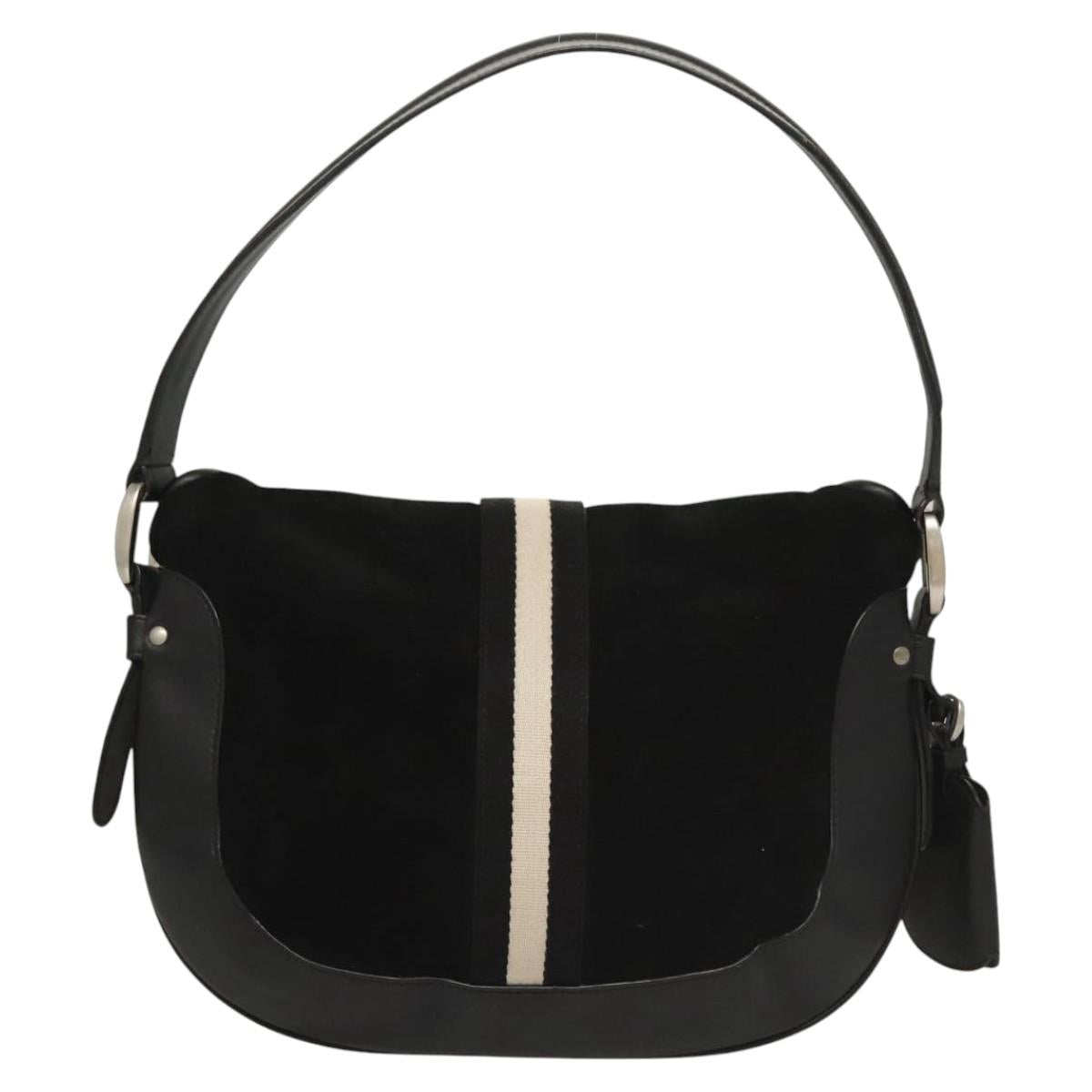 Bally Black Suede Shoulder