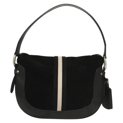 Bally Black Suede Shoulder