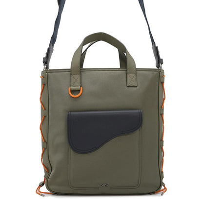 Dior Brown Canvas Saddle