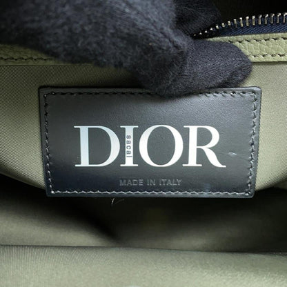 Dior Brown Canvas Saddle