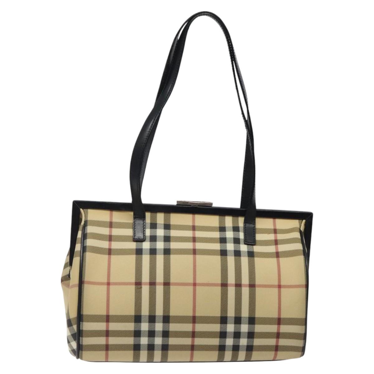 Burberry Brown Canvas Nova Check