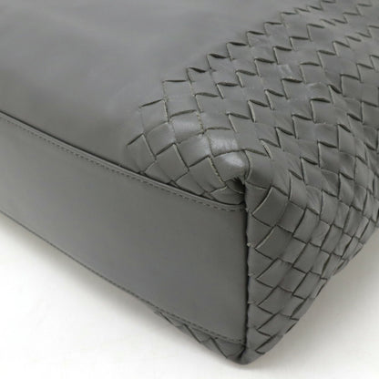 Bottega Veneta Gray Leather Veneta
