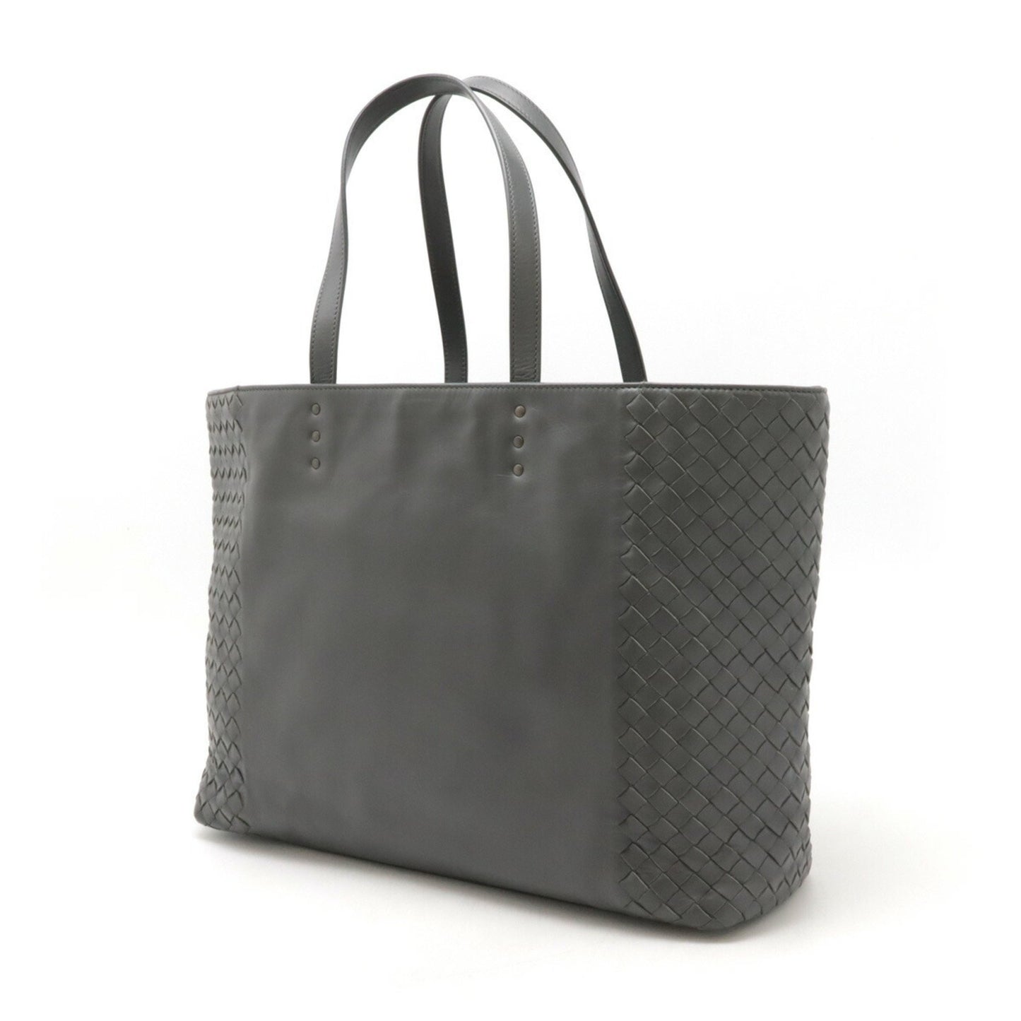 Bottega Veneta Gray Leather Veneta