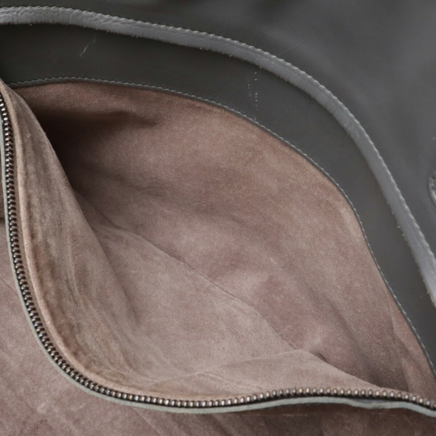 Bottega Veneta Gray Leather Veneta