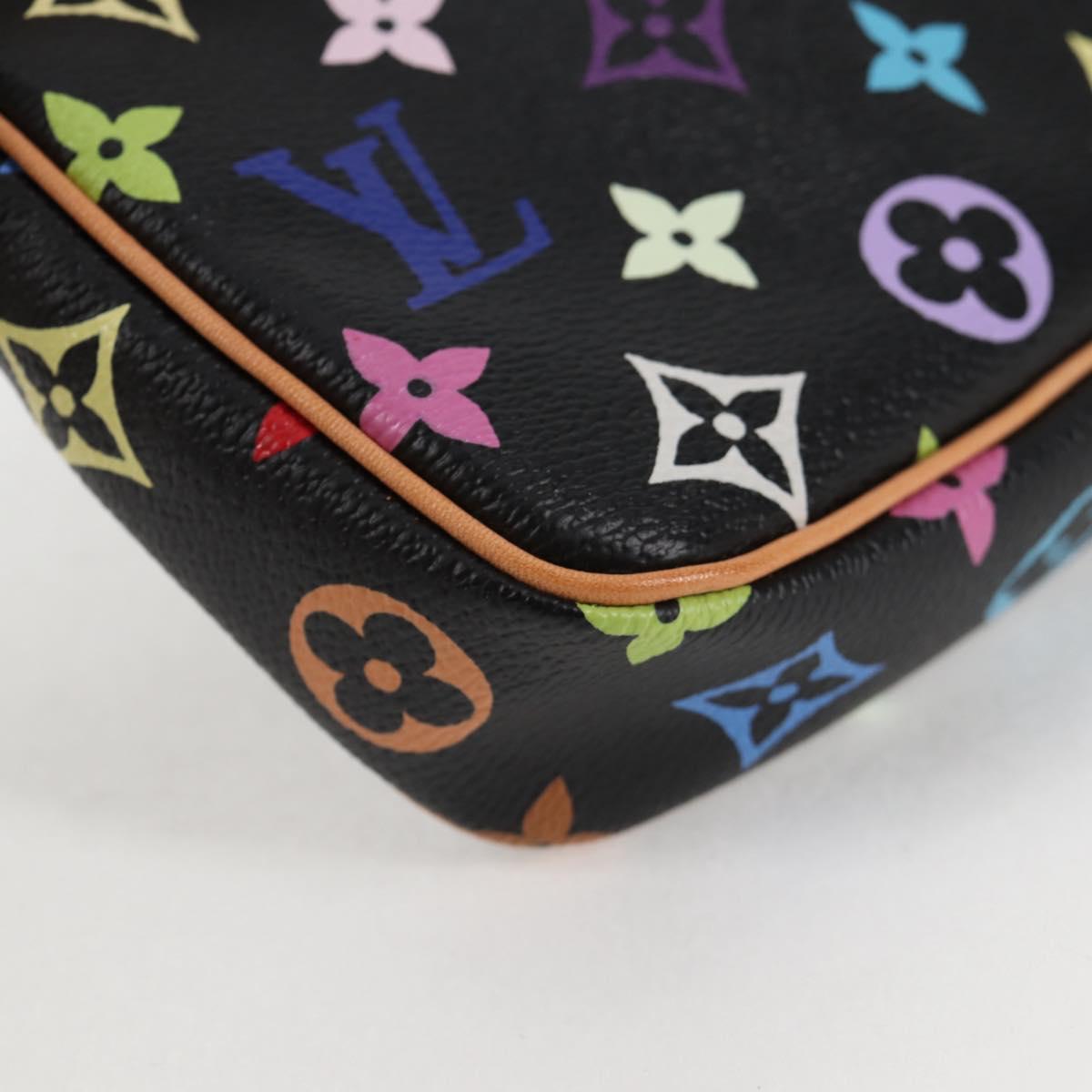 Louis Vuitton Black Canvas Pochette Accessoire