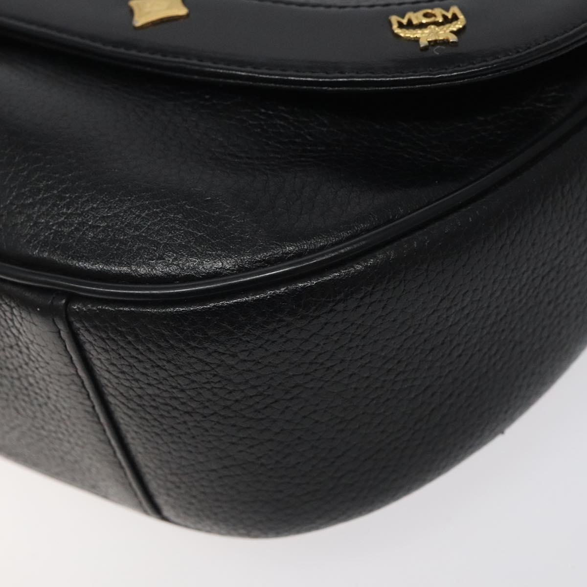 Mcm Black Leather Shoulder