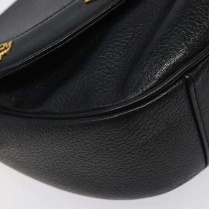 Mcm Black Leather Shoulder