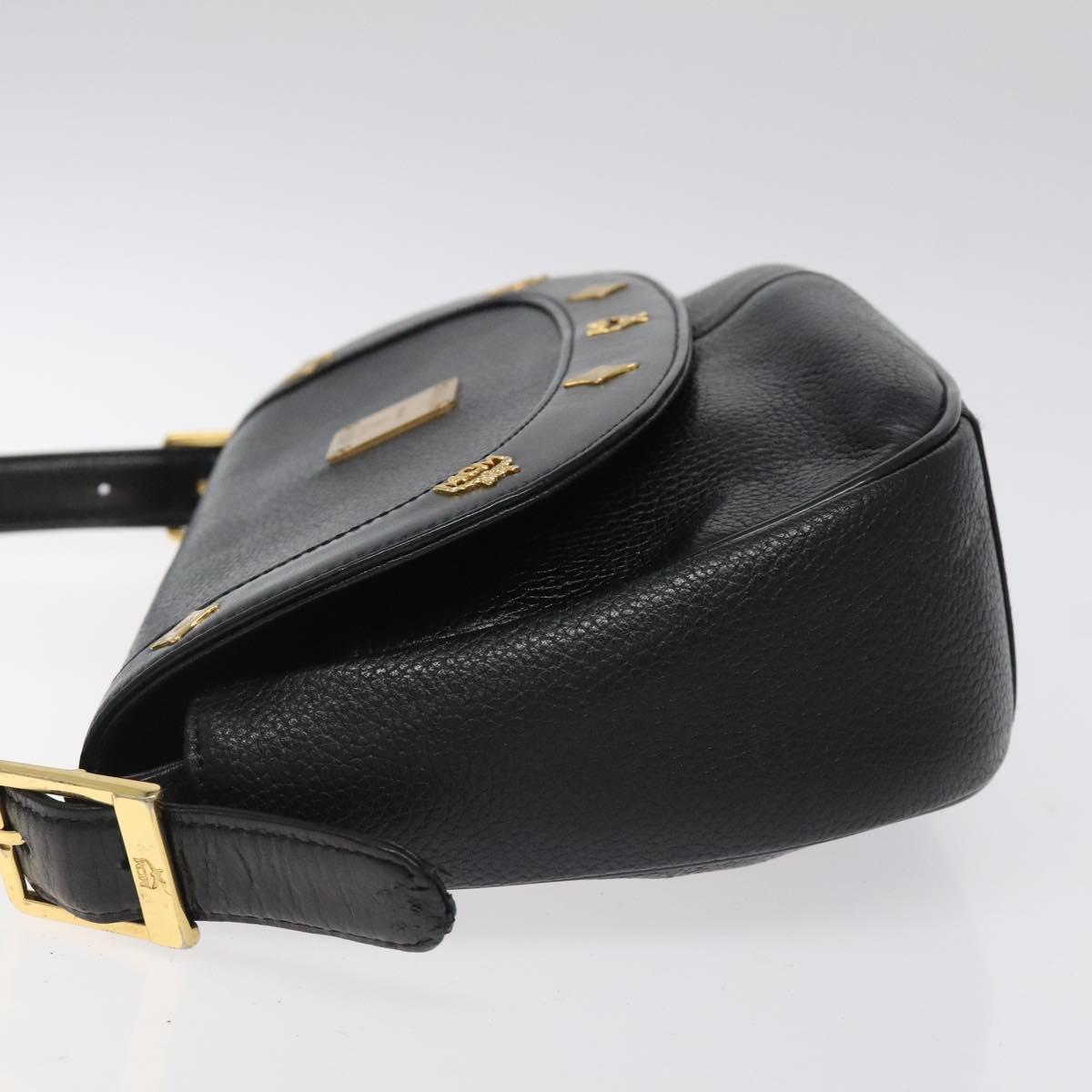 Mcm Black Leather Shoulder
