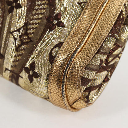 Louis Vuitton Gold Canvas Clutch