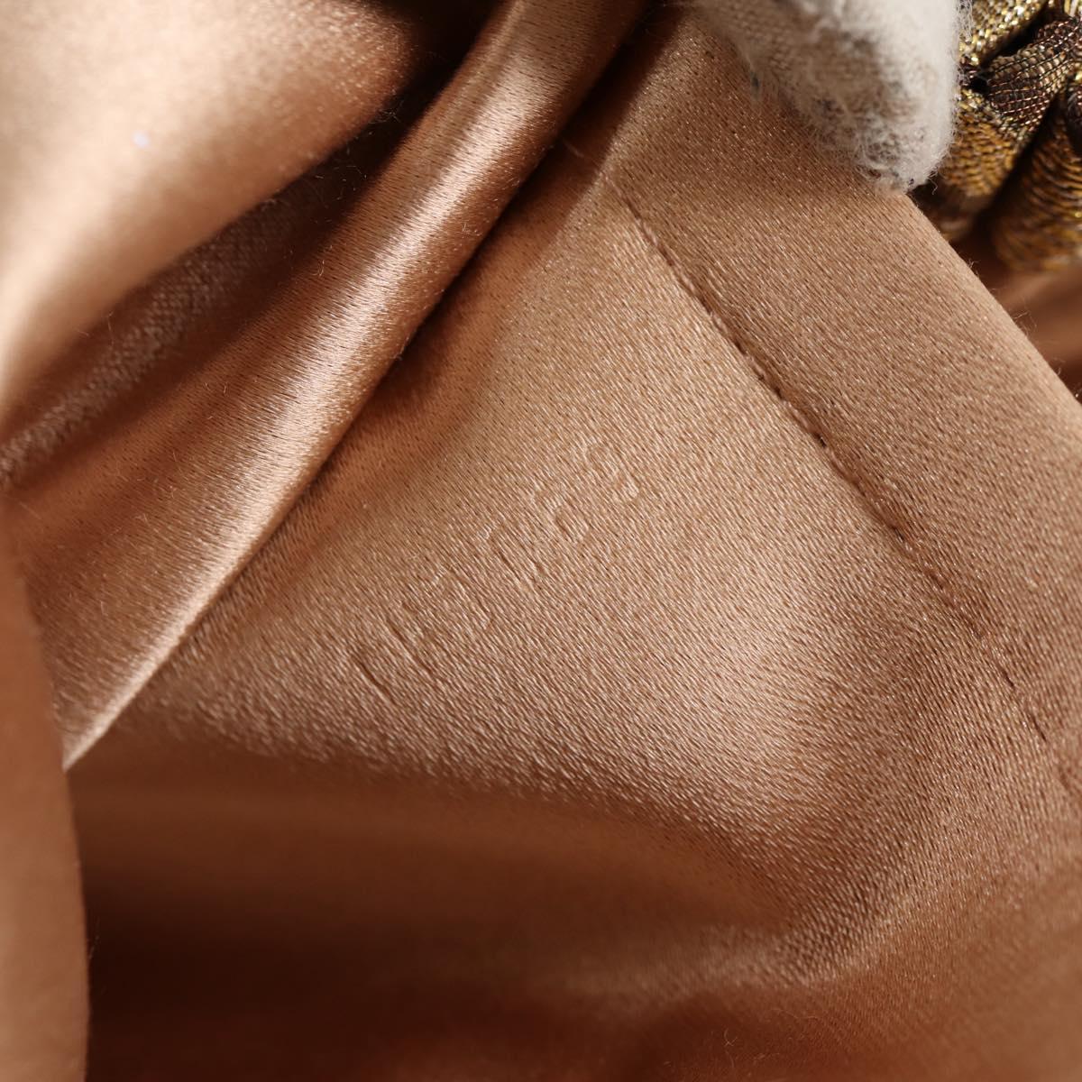 Louis Vuitton Gold Canvas Clutch