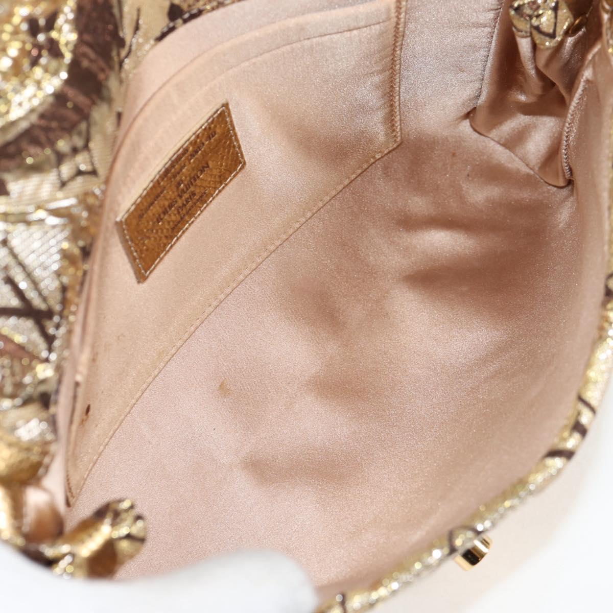Louis Vuitton Gold Canvas Clutch