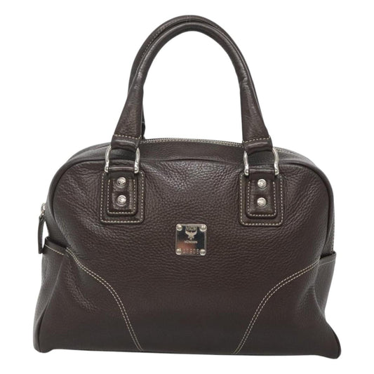 Mcm Brown Leather Handbag