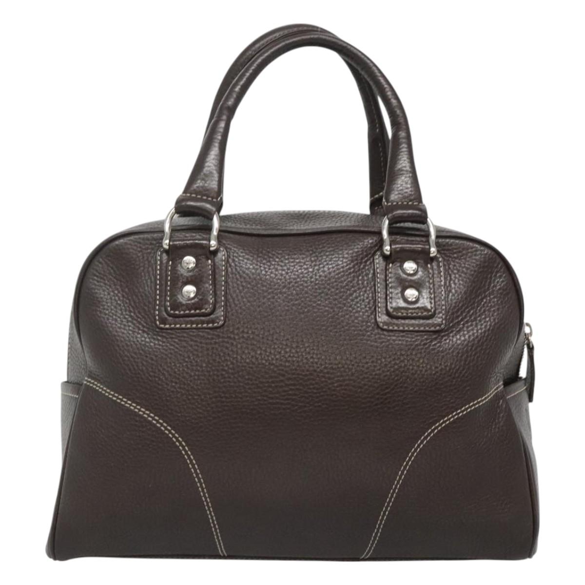 Mcm Brown Leather Handbag
